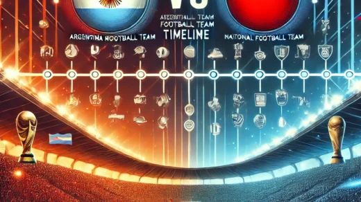 argentina national football team vs chile national football team timeline